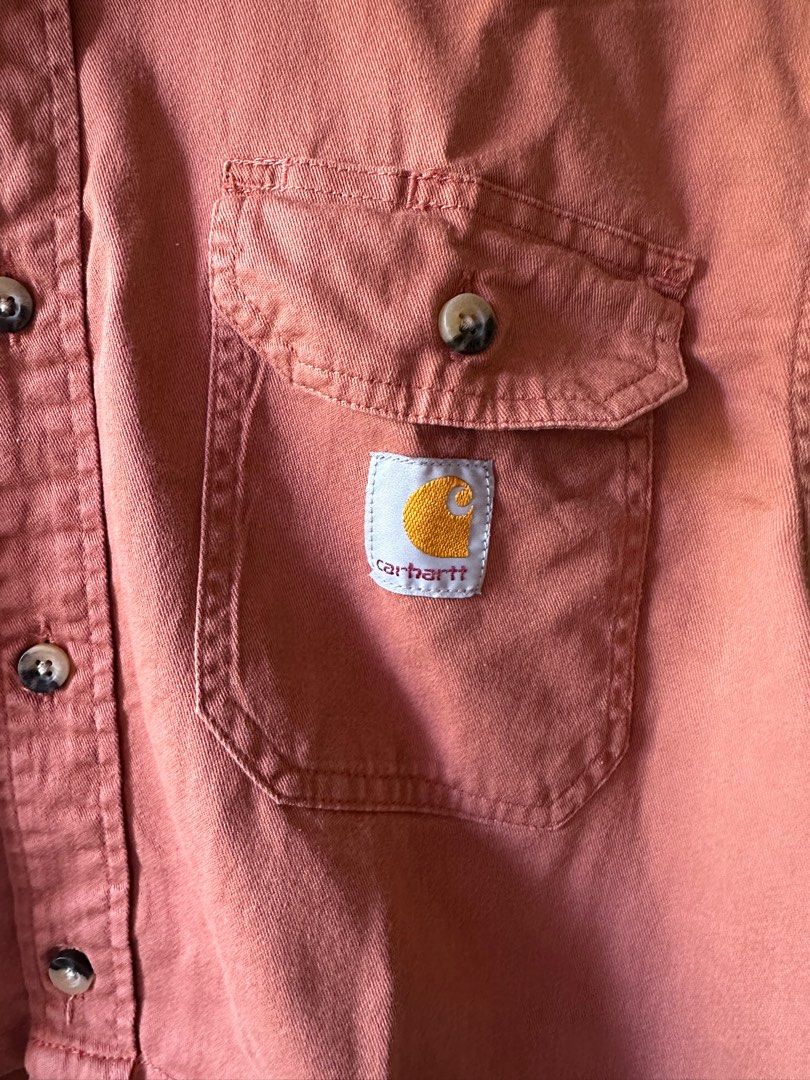 Vintage Carhartt Crop Top (Category: Blouses) located in Las Pinas. Submitted by t_p_a (Listing ID 1275530587, Image 2). Description: Used only once. In excellent condition. Fits small to large. Bought it from vintage weekend Singapore for 35 Singapore dollars. .