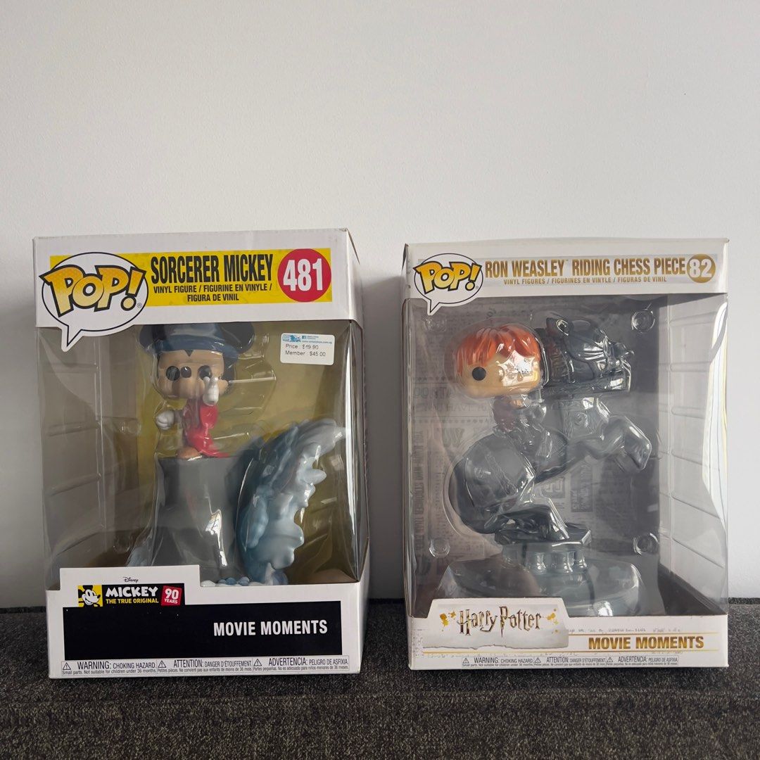 Figurine Ron Weasley Ridding Chess Piece / Harry Potter / Funko Pop Movie  Moments 82
