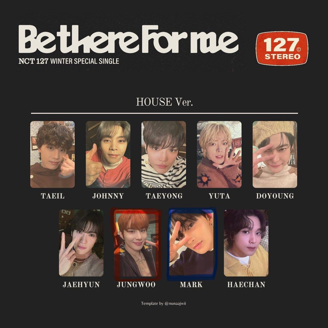 [wtt] nct 127 be there for me jungwoo mark