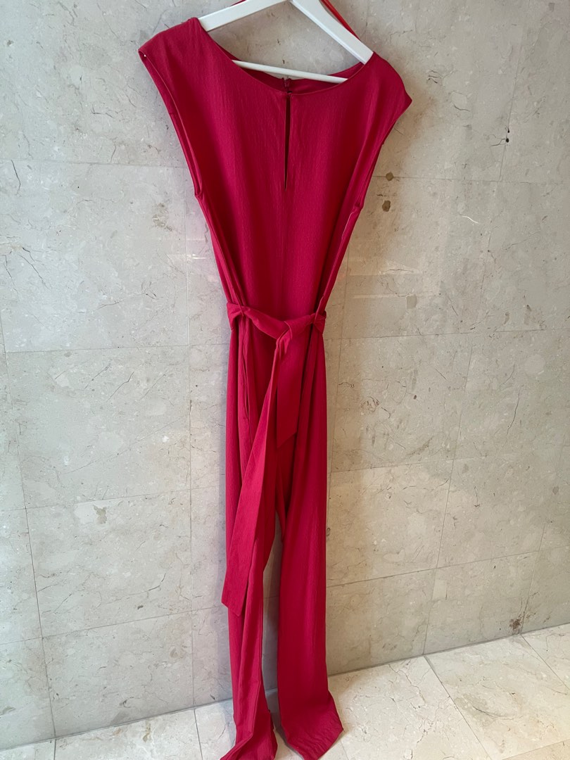 Fuchsia jumpsuit zara clearance
