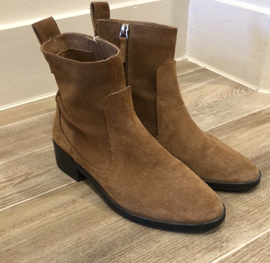 Zara trf ankle boots clearance