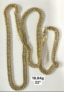 18K saudi japan style 18.84g 22"
