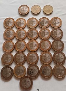 20 pesos coins,1peso coin and commemorative 5 peso (send your offer)