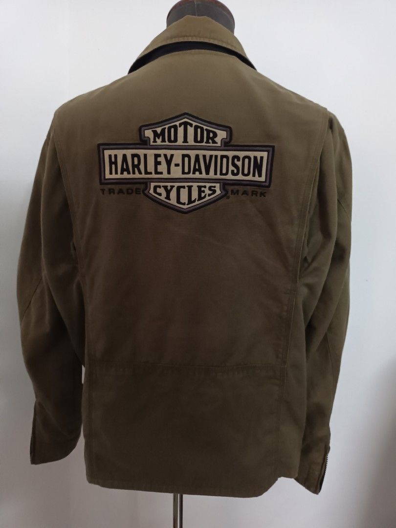 Harley davidson road warrior 3 best sale in 1 cotton canvas jacket
