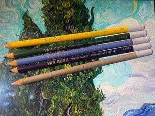 5 pcs. Original Van Gogh Water color pencil