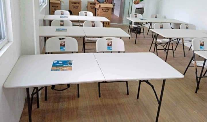 6FT LIFETIME TABLE & LIFETIME CHAIR (Category: Tables & Sets) located in Manila. Submitted by redonlineshop (Listing ID 1269349639, Image 1). Description: 6FT LIFETIME TABLE ₱2600 LIFETIME CHAIR ₱1250 ON HAND BRAND NEW Mode of Payment: Gcash,COD Same day delivery + Delivery Fee.