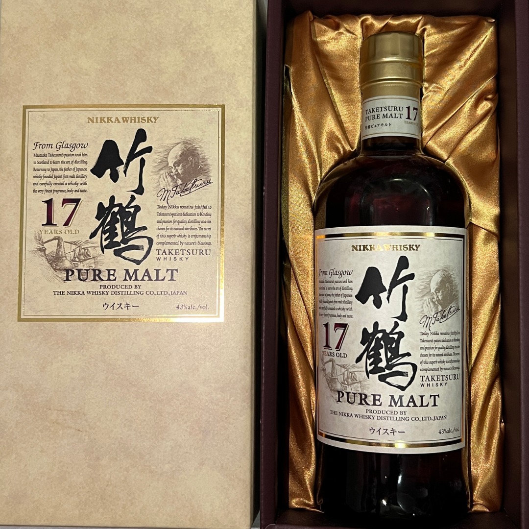 現貨全新舊版竹鶴17年700ml 禮盒裝, 嘢食& 嘢飲, 酒精飲料- Carousell