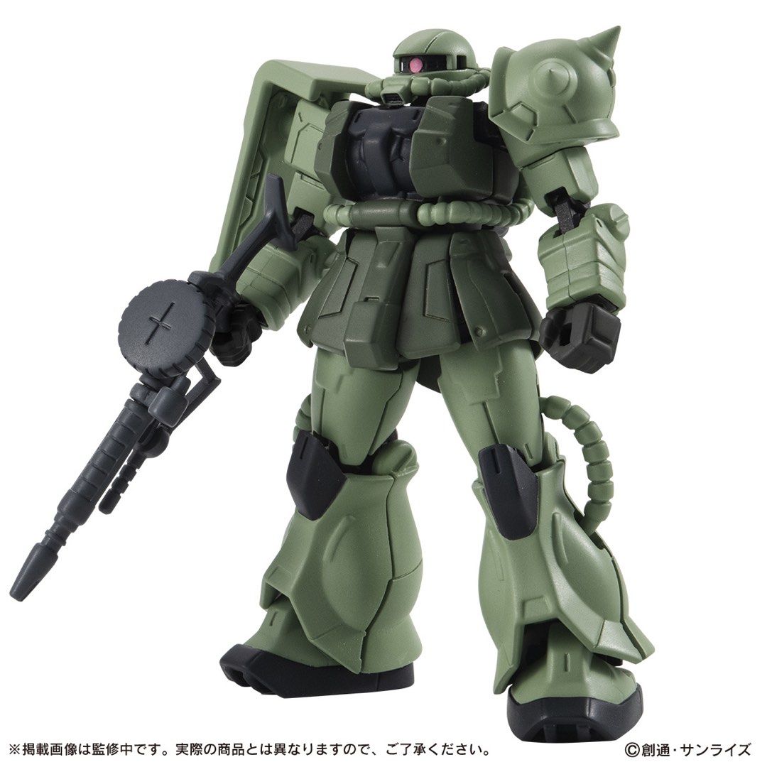 ✅ Capsule Action 02 Mobile Suit Gundam Zaku II Green (Set of 2) - Bandai Gachapon Gashapon Gundam Capsule Action 2 (Category: Gundam Model Kits) located in Singapore. Submitted by gundamhobby (Listing ID 1269392631, Image 4). Description: Gundam Capsule Action - Zaku II Green • Zaku II Green (Colour Ver.) • Zaku II Green (Mechanical Clear Ver.) ✅ Only for sale as a complete set (Gashapon capsules, no duplicates) ✅ Free Delivery included (ETA: 1-1