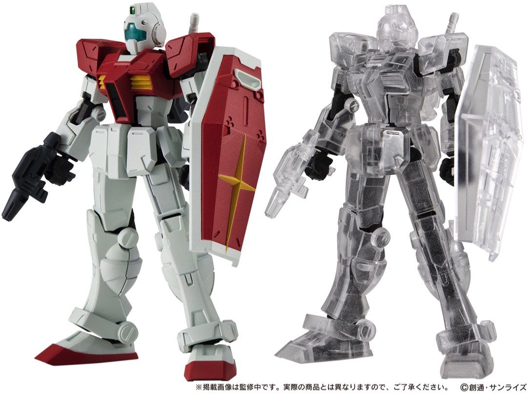 ✅ Capsule Action 03 Mobile Suit Gundam RGM-79 GM (Set of 2) - Bandai Gachapon Gashapon Gundam Capsule Action 3 (Category: Gundam Model Kits) located in Singapore. Submitted by gundamhobby (Listing ID 1269394418, Image 3). Description: Gundam Capsule Action - RGM-79 GM • RGM-79 GM (Colour Ver.) • RGM-79 GM (Mechanical Clear Ver.) ✅ Only for sale as a complete set (Gashapon capsules, no duplicates) ✅ Free Delivery included (ETA: 1-1.5 Weeks) ✅ Paym