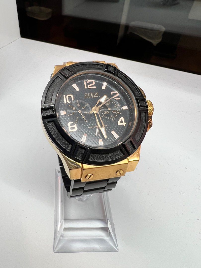 All gold guess watch best sale