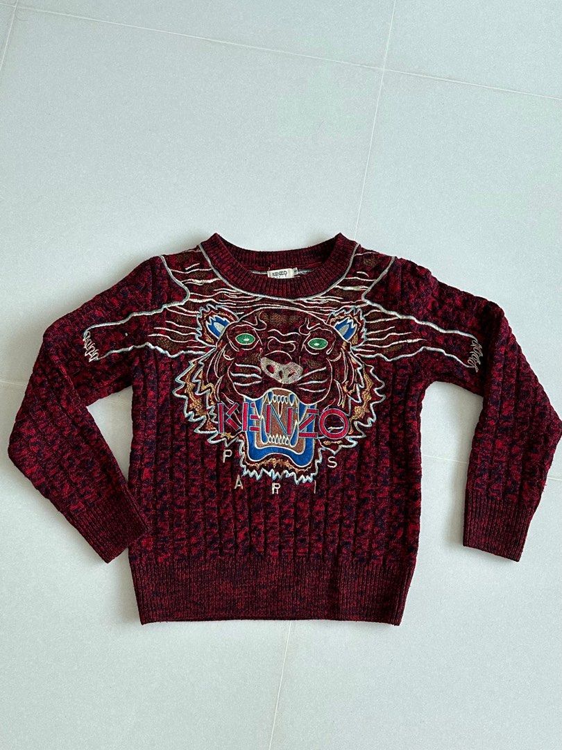 Maroon kenzo top sweater