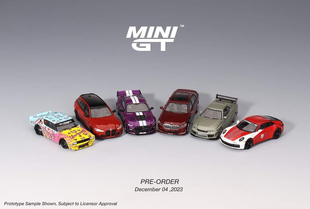 預訂Pre-Order MINI GT MiniGT 1:64 BMW M3 ALPINA SHELBY NISSAN