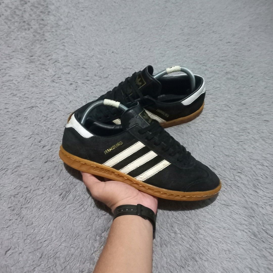 Adidas hamburg hitam sale