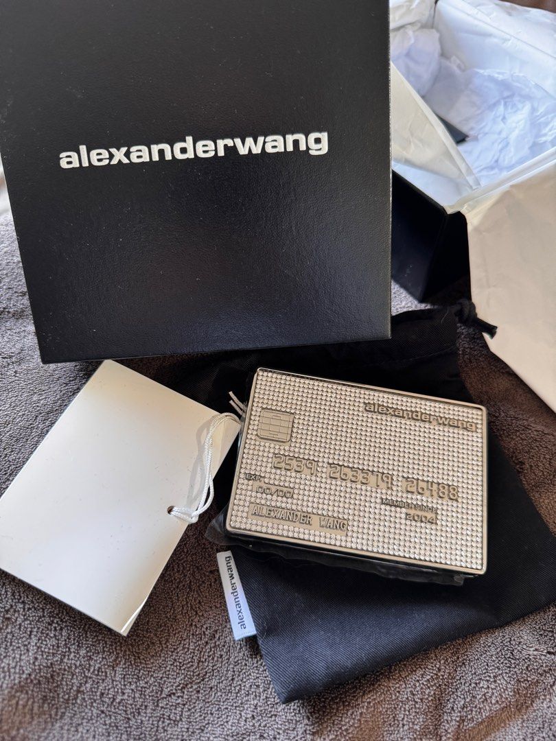 Alexander wang best sale credit card bag