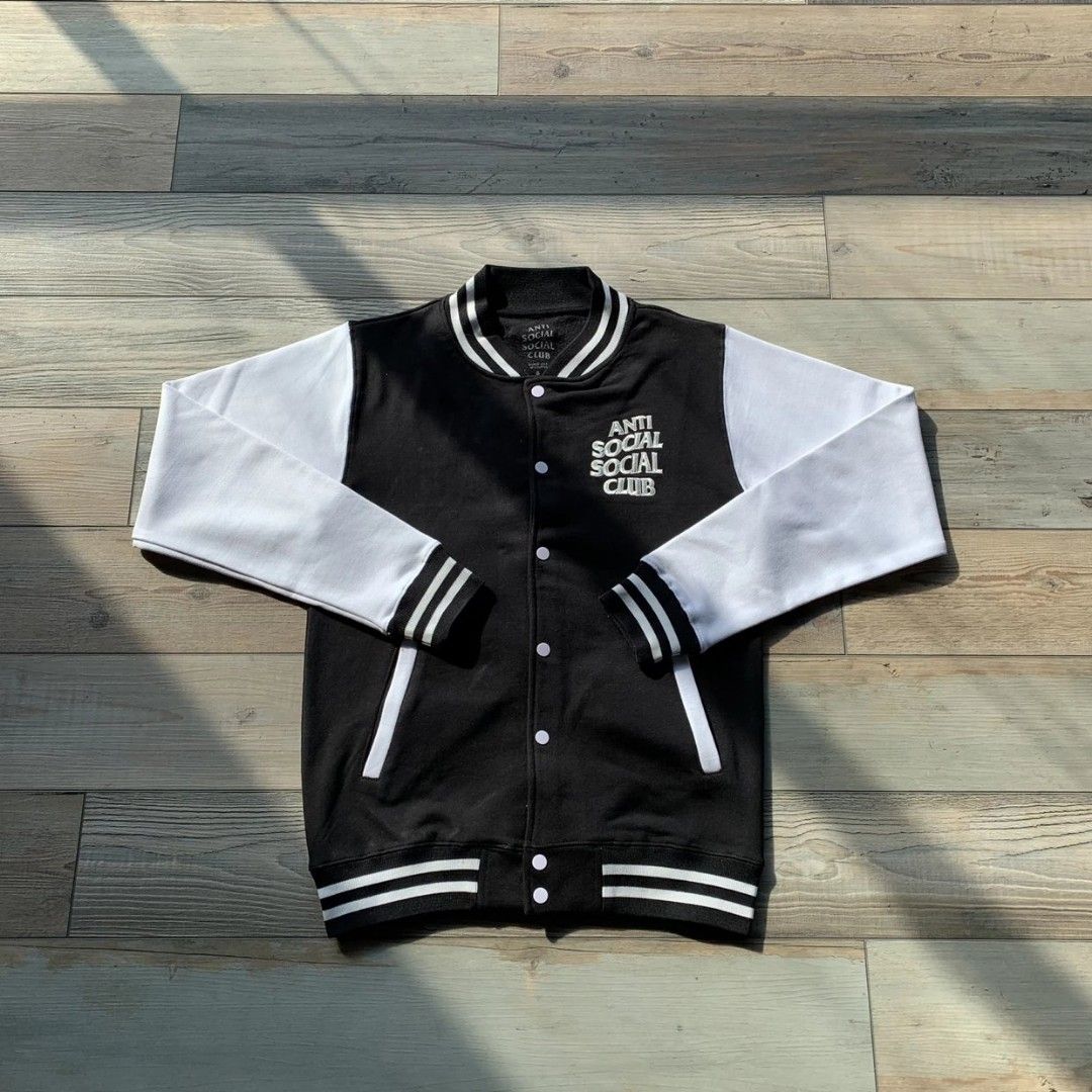 Anti social social hotsell club varsity jacket