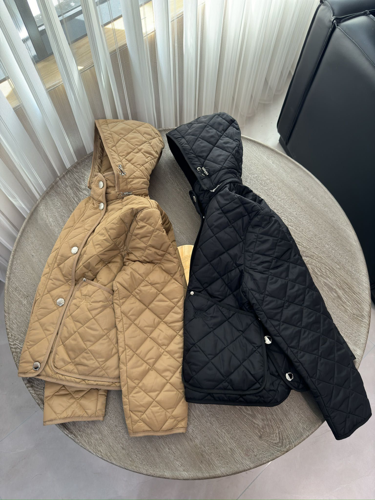 Quilted nylon jacket women's clearance