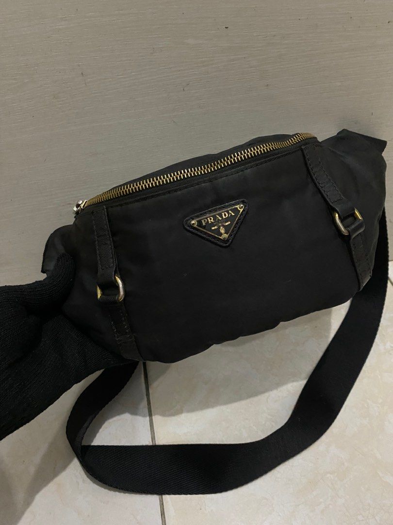 Authentic waistbag prada tessuto nylon sale harga net Barang