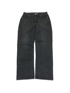 Y2k Baggy jeans blackwash fading by Excontainer