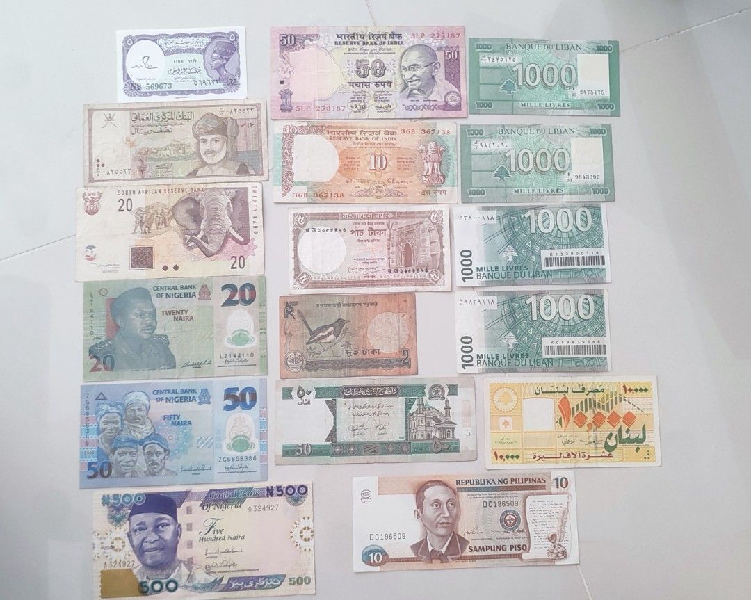 Notes Of Different Countries