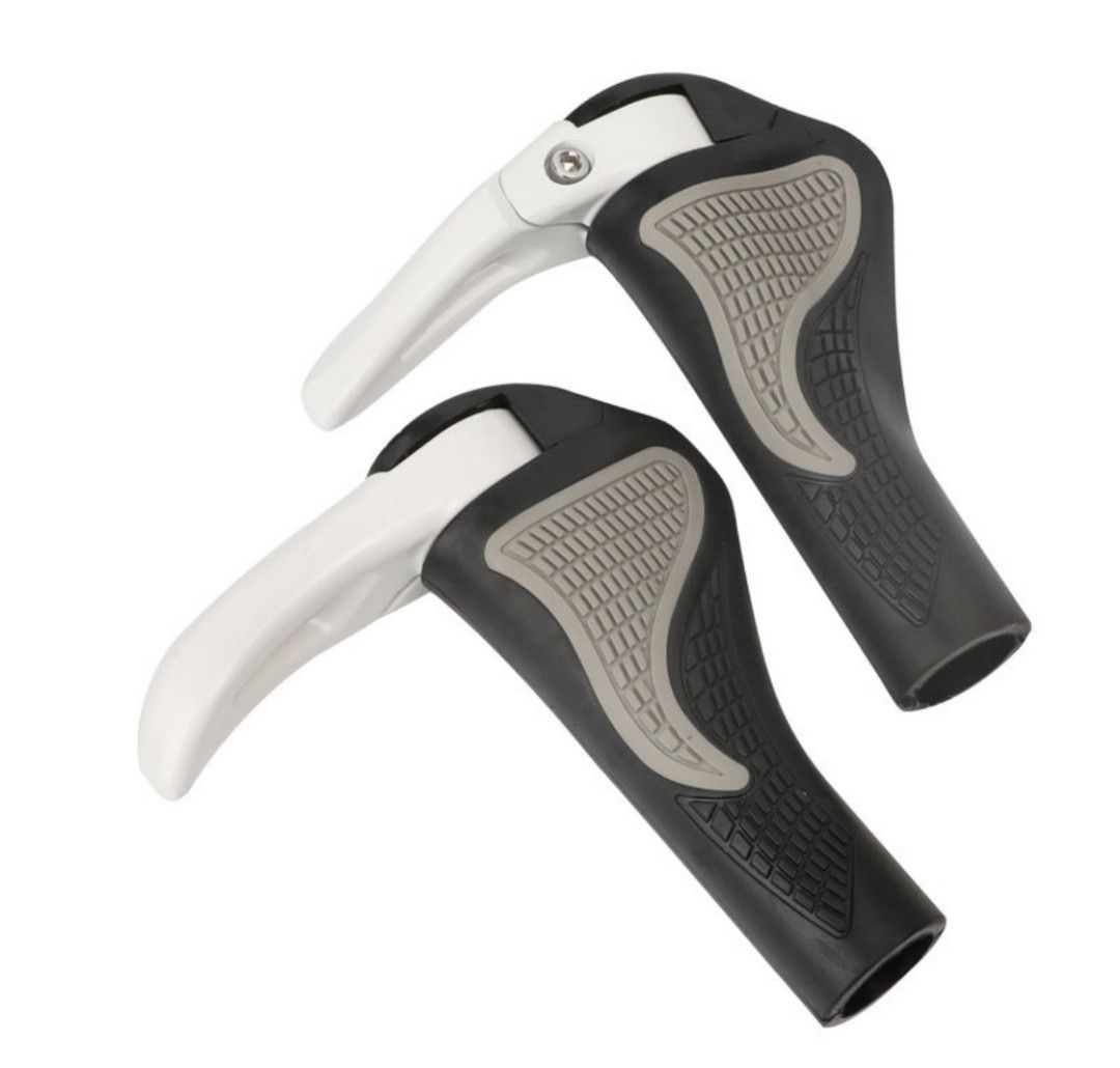 Bicycle handlebar grips handle bar grip cycling grips bike accessories only white in stock 10 Sports Equipment Bicycles Parts Parts Accessories on Carousell