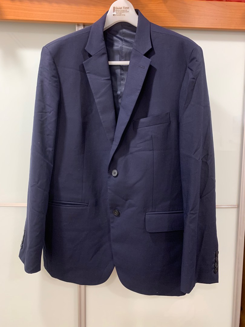 Black Blazer, Men's Fashion, Coats, Jackets and Outerwear on Carousell