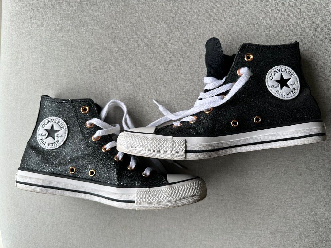 Glitter trainers converse on sale