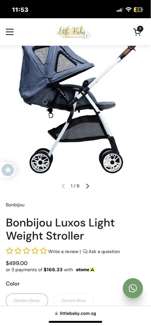 Bonbijou outlet luxos stroller