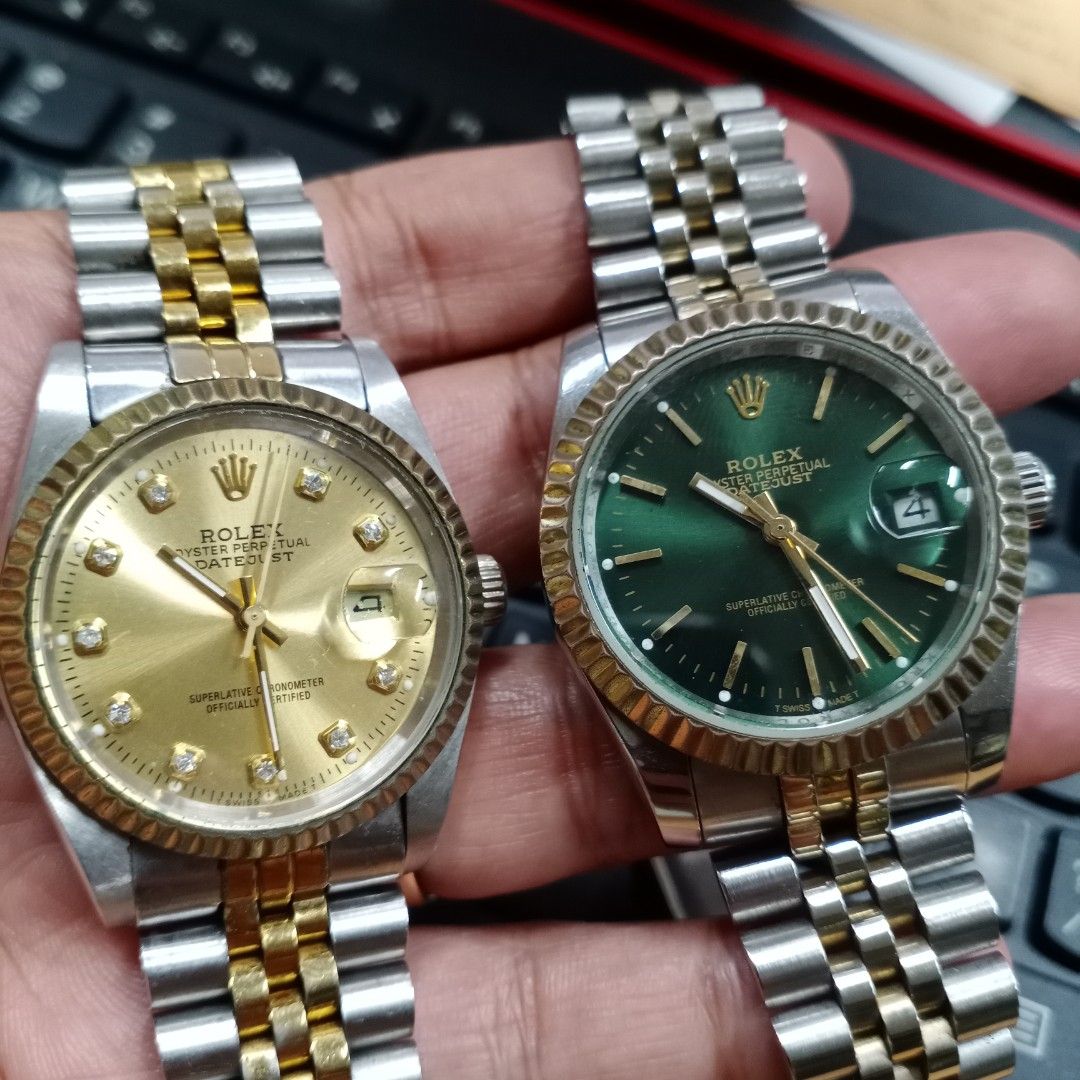 Borongan jam Rolex automatic Fesyen Pria Jam Tangan di Carousell