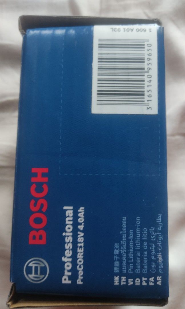 Bosch procore 18v 4.0ah battery (Category: Construction Tools & Equipment) located in Quezon City. Submitted by mackychevy (Listing ID 1269389027, Image 3). Description: .