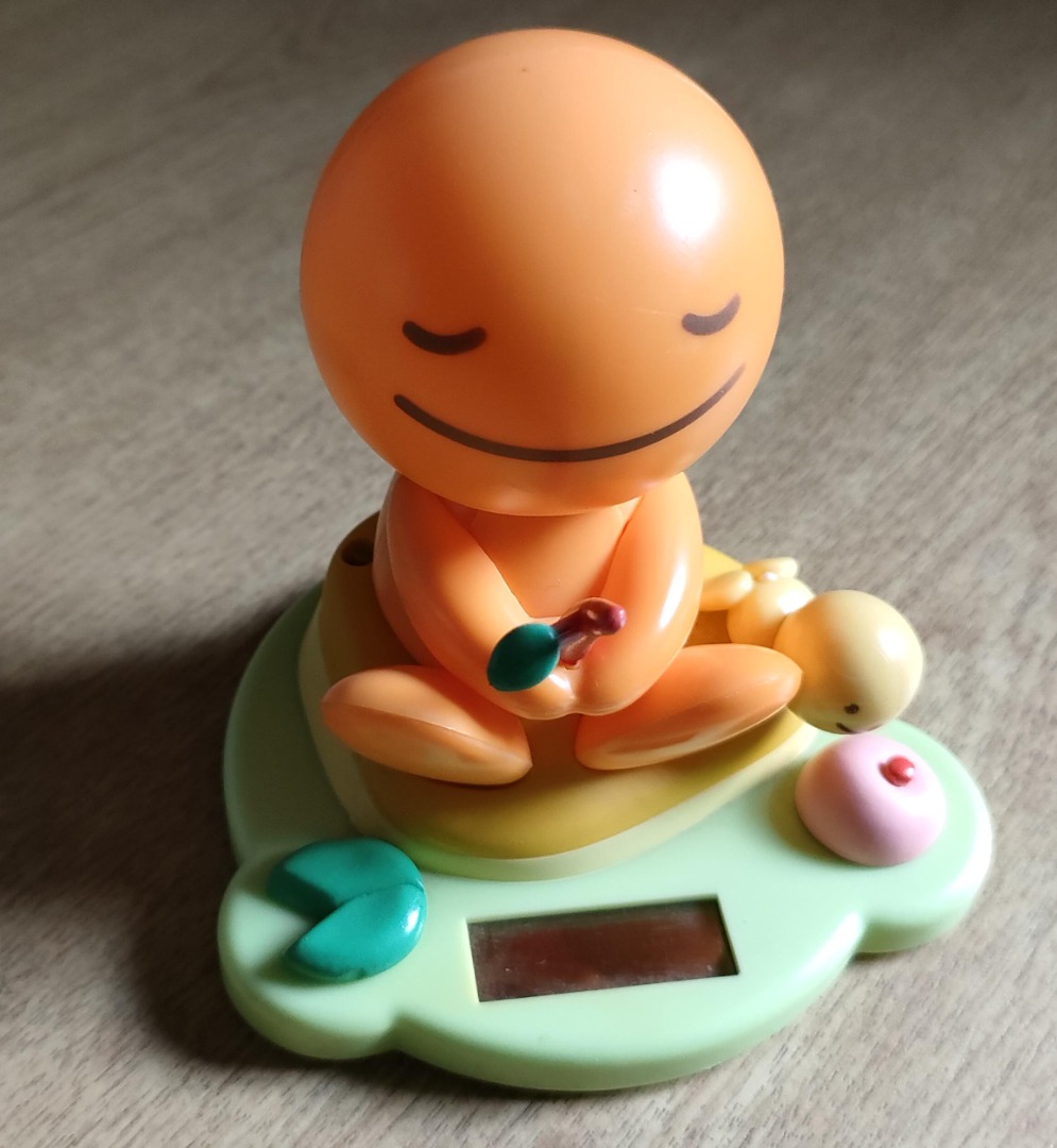 Botak Bobble Head (Solar Not Working) Hidamari No Tami, Hobbies & Toys
