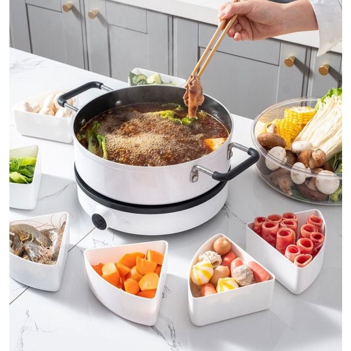 Divided serving dishes with lids clearance