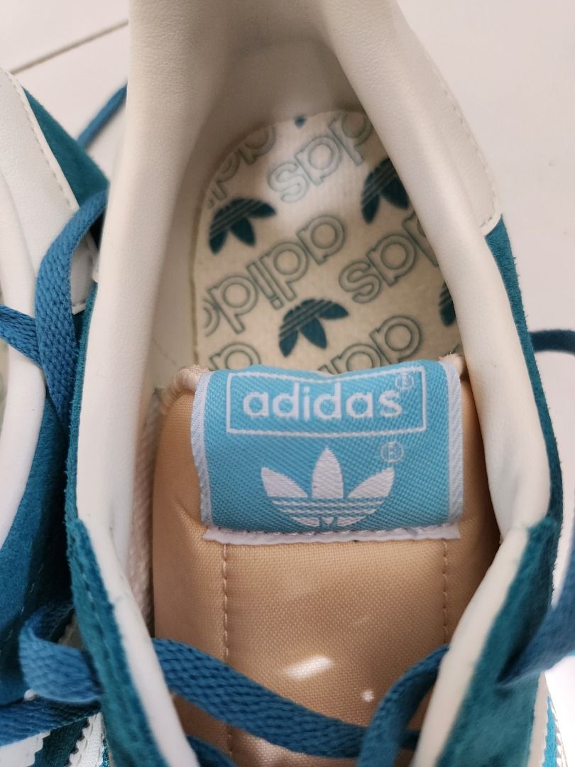 Brand new Adidas Gazelle turquoise trainers Men s Fashion