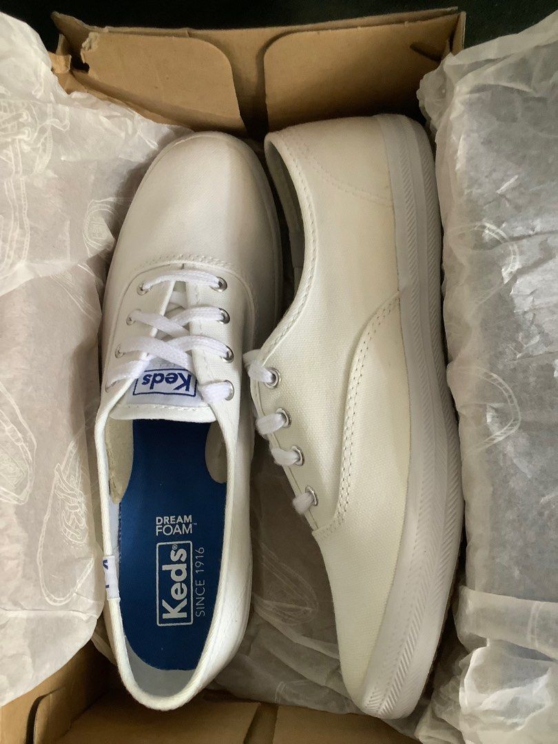 Brand New Original Keds Champion White Canvas 6 Women 36eu 23cm