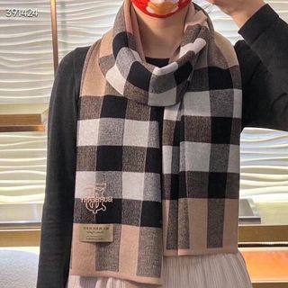 (全新正貨)BURBERRY/博柏利圍巾高端羊絨針織絲巾