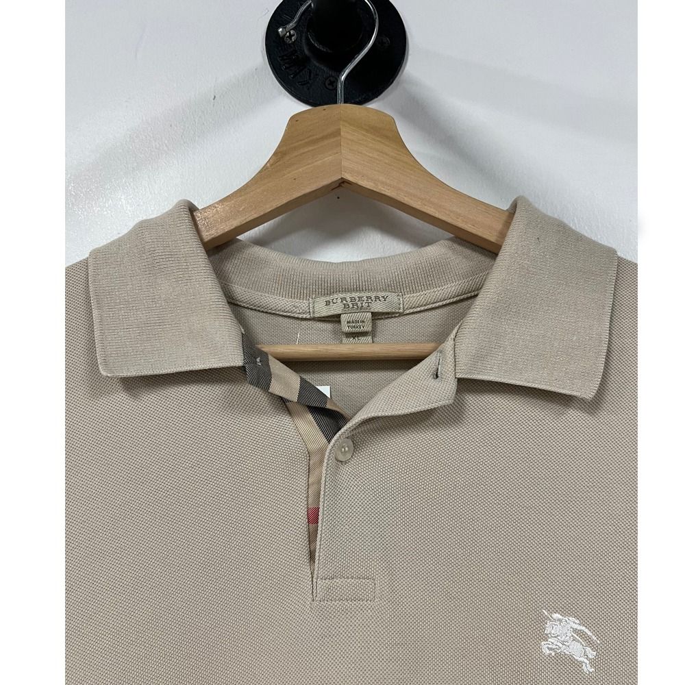 Burberry Brit Checked Logo Polo Shirt, Men's Fashion, Tops & Sets ...