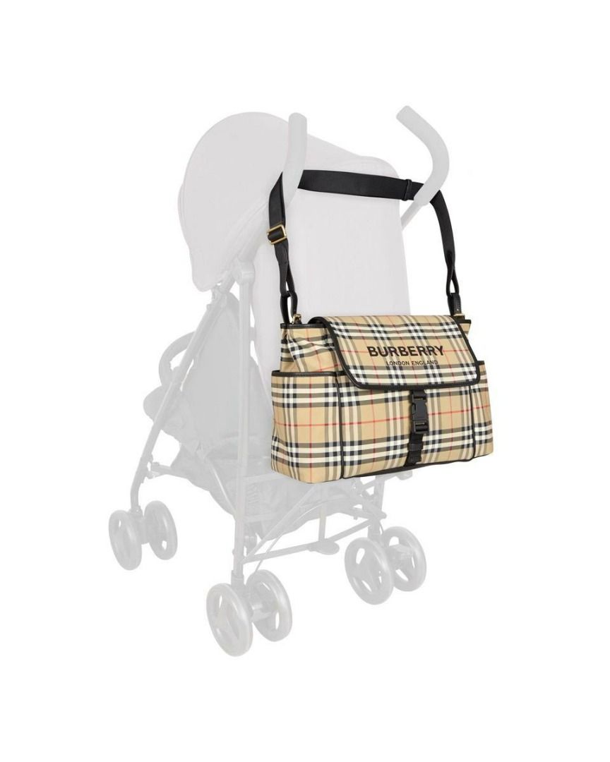 Burberry flap diaper bag discount