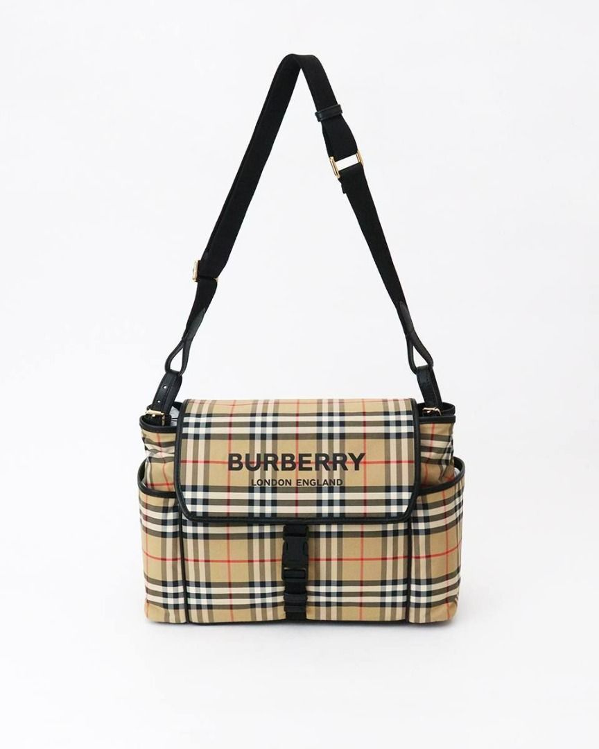 Burberry flap hotsell diaper bag