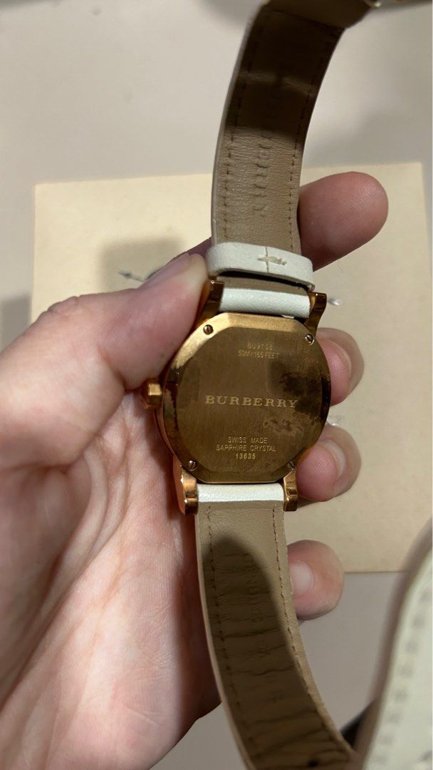 Burberry watches for sales women leather
