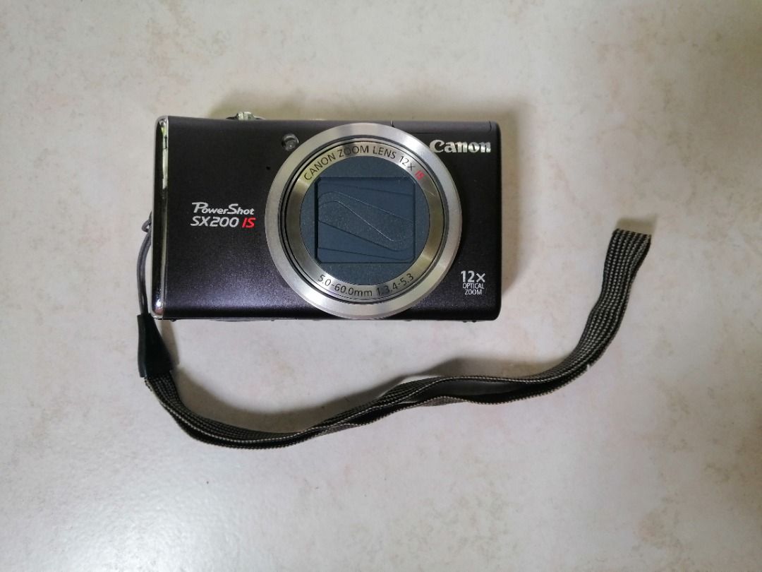 Canon PowerShot SX200IS 12 MP Digital Camera with 12x Wide Angle