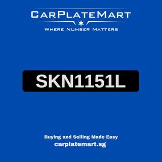 Car Plate For Sale: SKN1151L