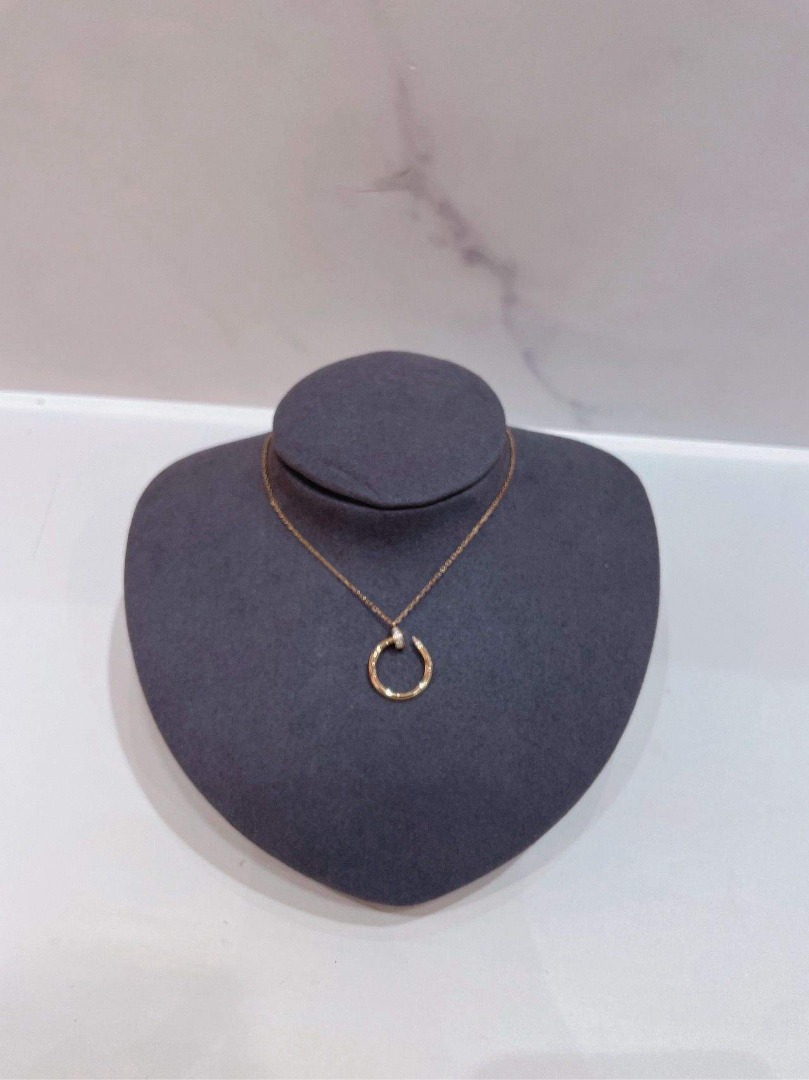 Cartier Juste Un Clou Diamond Necklace Luxury Accessories on