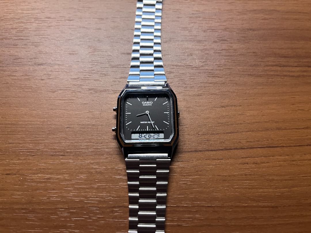 Casio aq 230 discount black