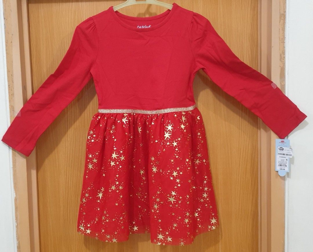 Cat Jack Red Dress for girls