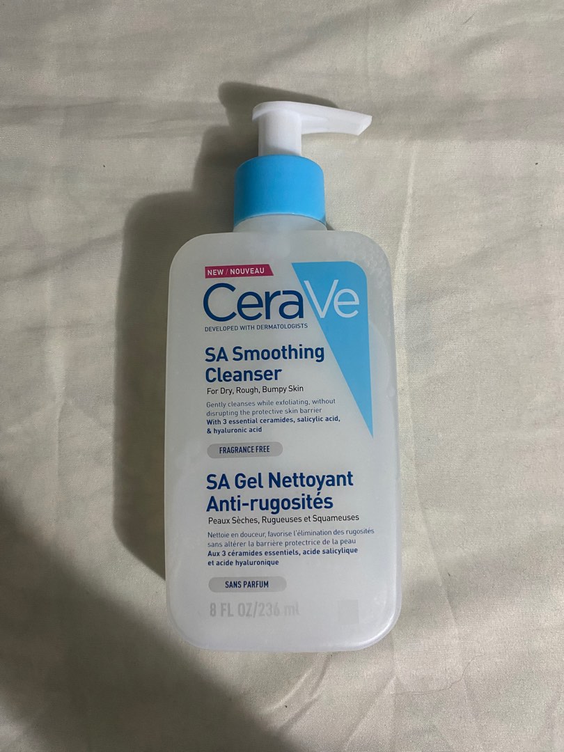 Cerave Sa Smoothing Cleanser 236 Ml Beauty And Personal Care Face Face Care On Carousell
