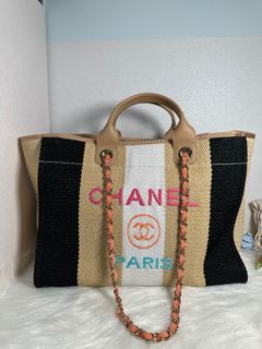Chanel香奈兒編織沙灘包