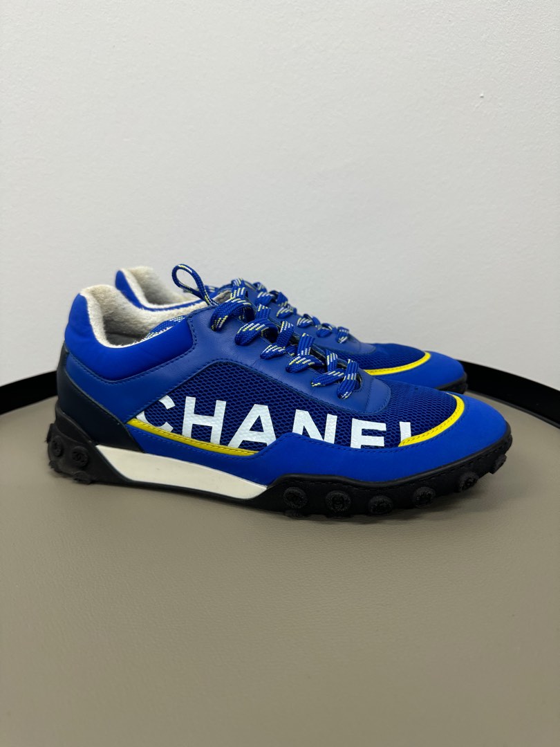 Chanel royal blue clearance sneakers
