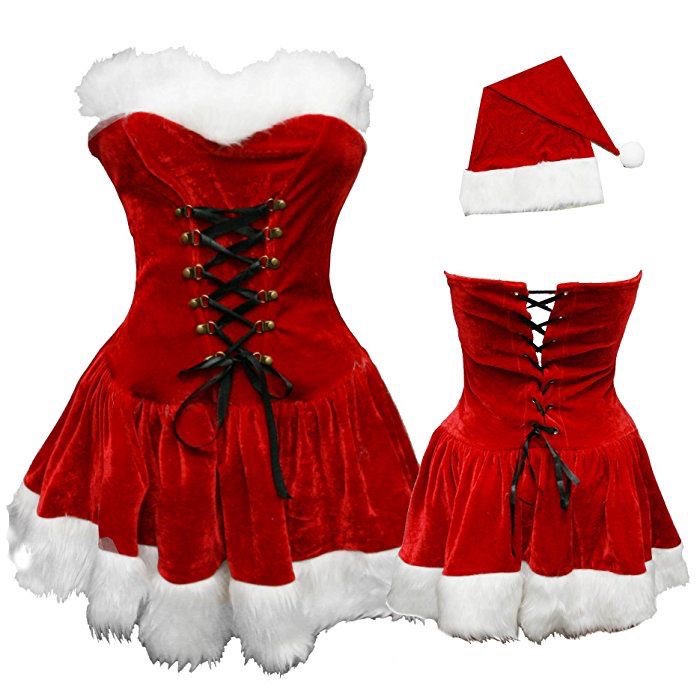 christmast corset dress cosplay cute lolita costume