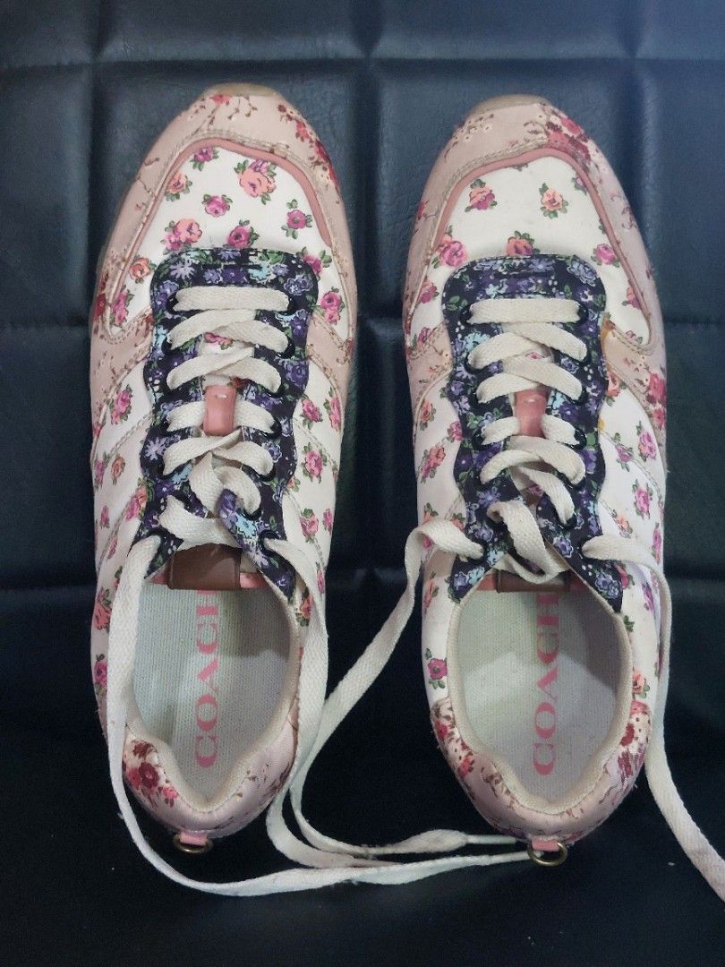 Coach clearance floral shoes