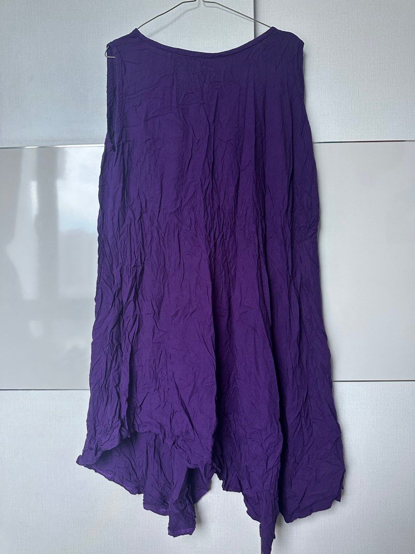 Purple simple dress discount