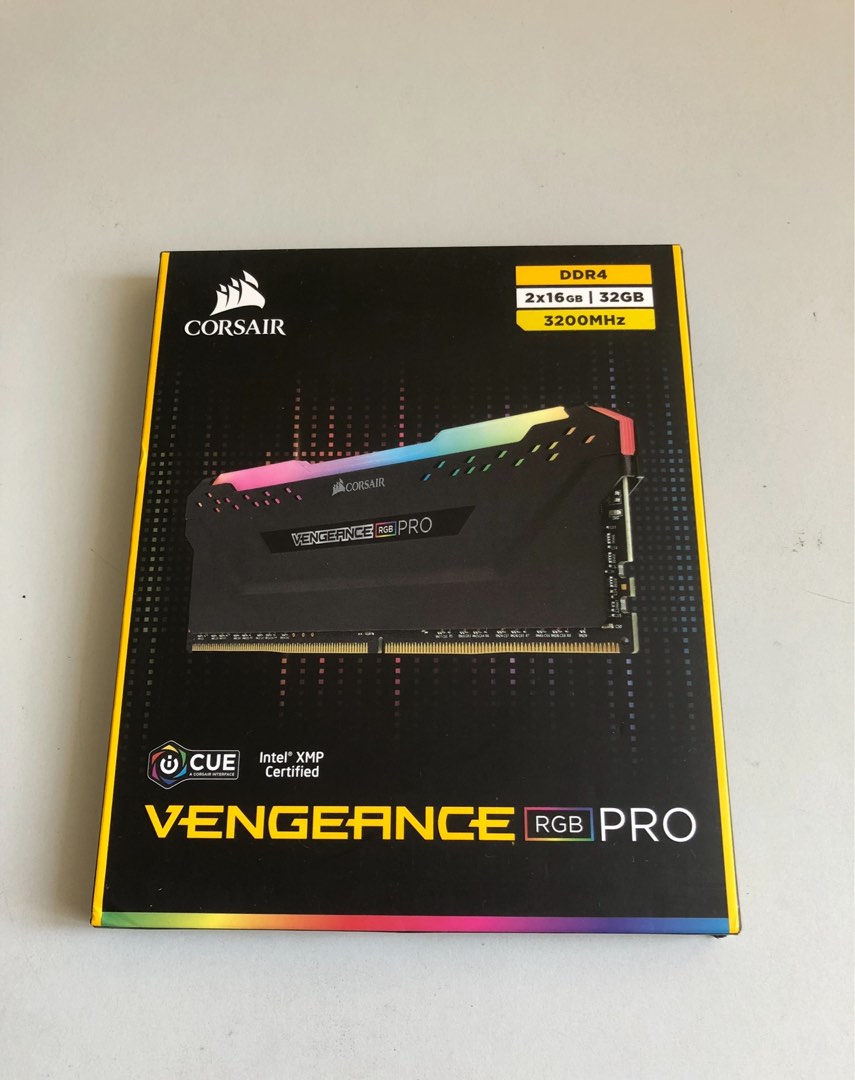 Corsair cmw32gx4m2c3200c16 vengeance sales rgb pro 32gb